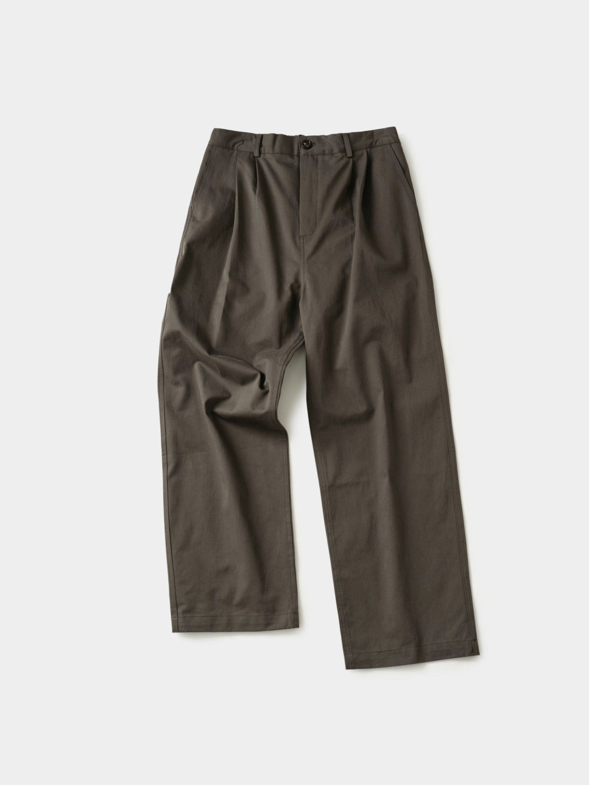 City Worker Pin-tuck Trouser (Ash Brown)