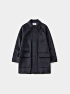 City Wool Half Coat (Navy)