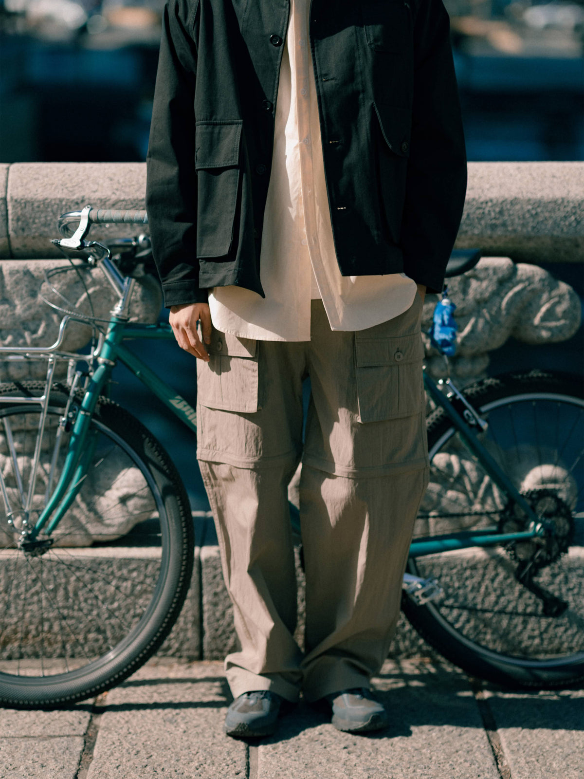 2way Utility Cargo Pants (Black)
