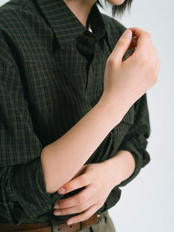 Classic Check Western Shirts (Brown)