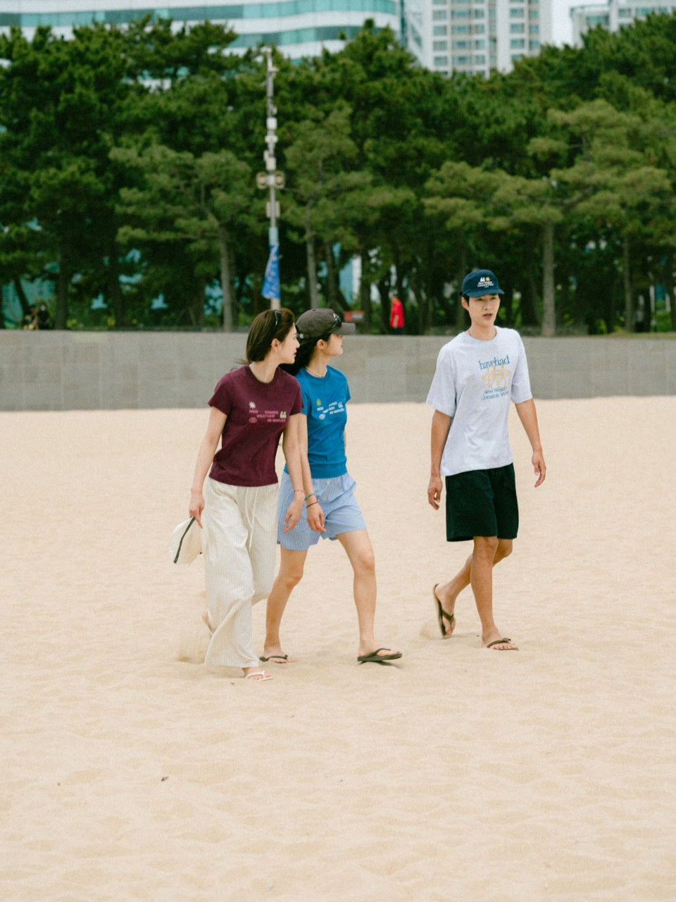 Sea&Sun Washed Pin-tuck Shorts (Navy)