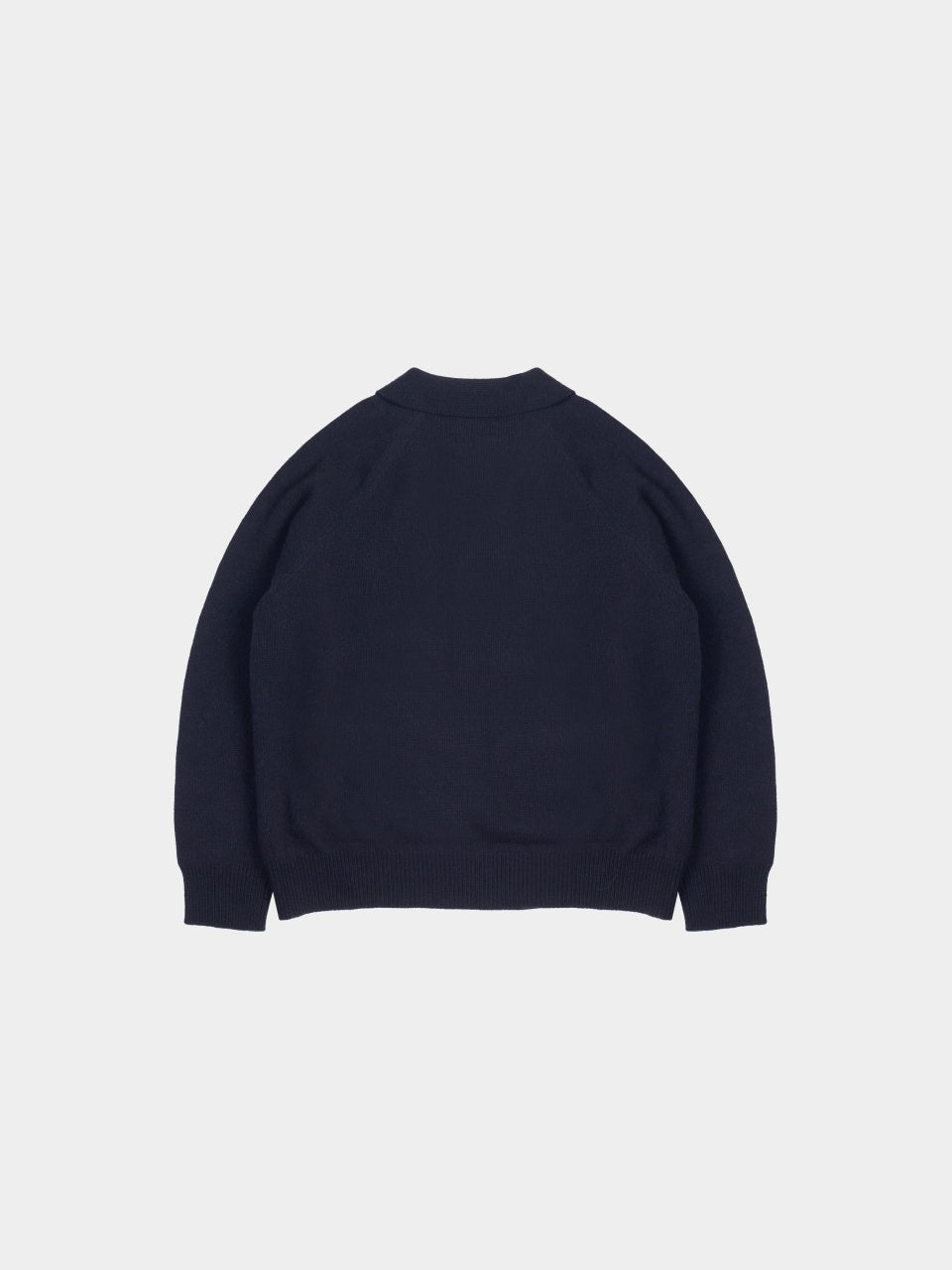 Yak Wool Collar Knit (Navy) | Havehad