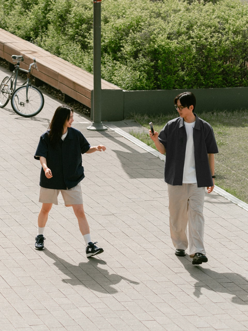 City Summer Light Banding Shorts (Navy)