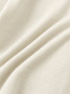 Soft Wool Round Cardigan (Cream)