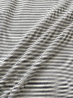 Relaxed Half Stripe String Tee (Stripe White)