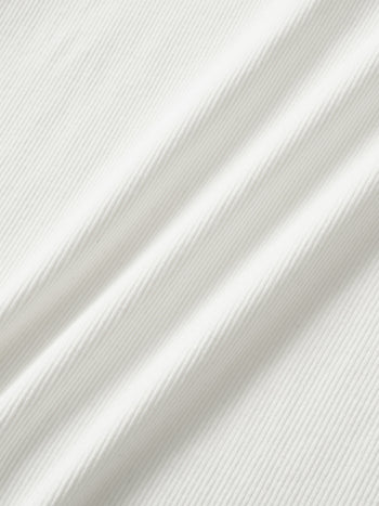 Henley Neck Long Sleeve T-Shirt (White)