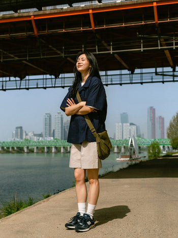City Summer Light Banding Shorts (Beige)