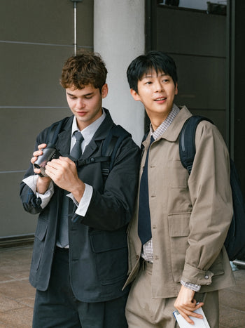 City Worker Club Jacket (Khaki Gray)