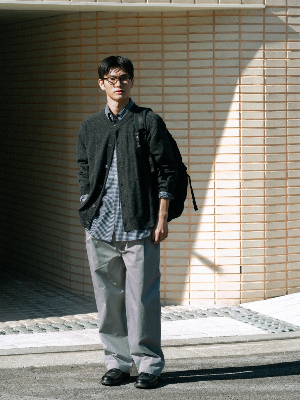 Light Wholegarments Cardigan (Gray)