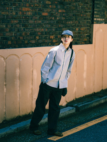 Classic Check Longbill Cap (Gray)