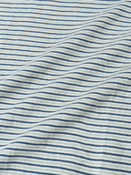 Double Stripe String Tee (Blue Green)