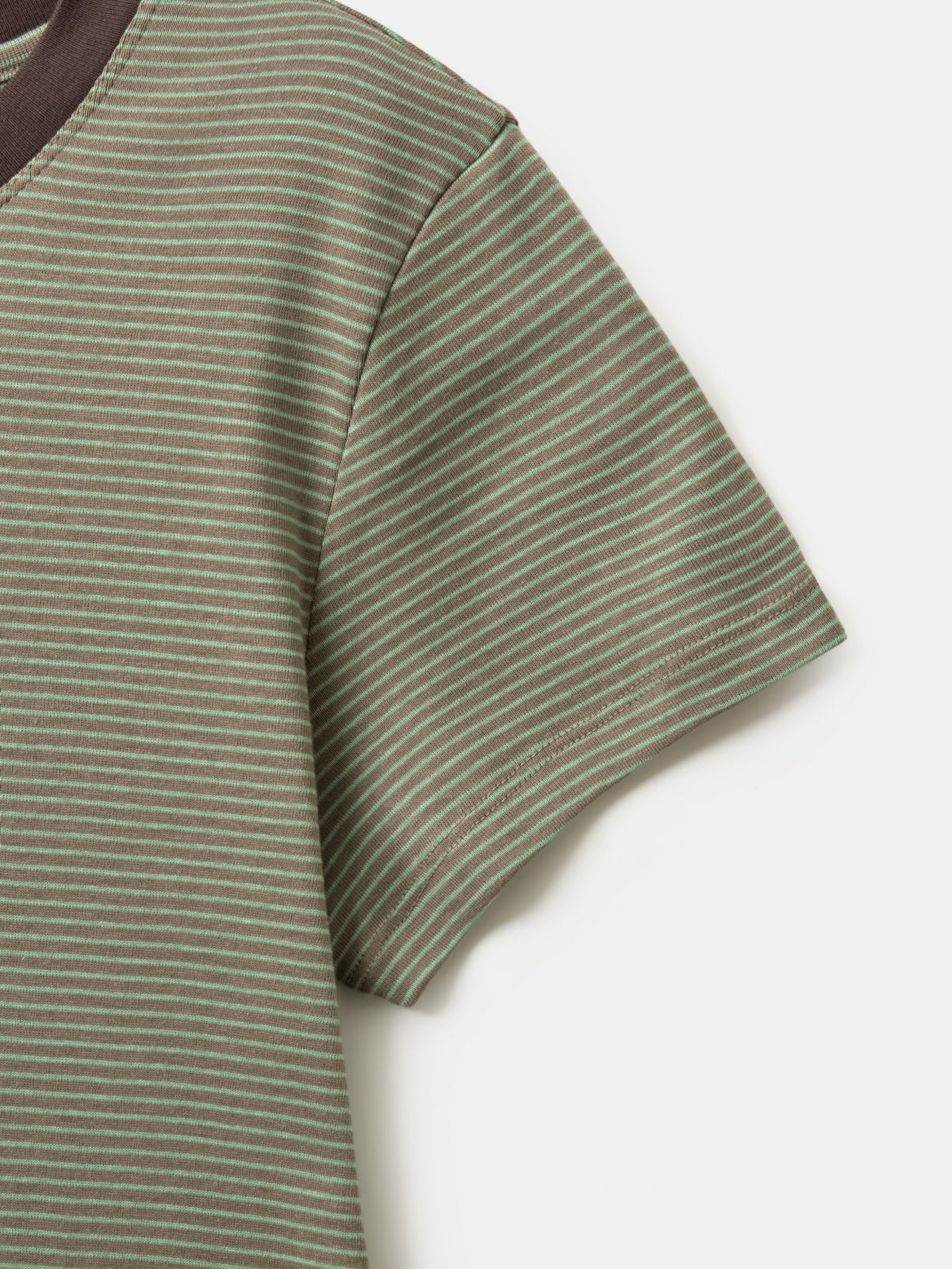 Classic Stripe Tee (Brown)