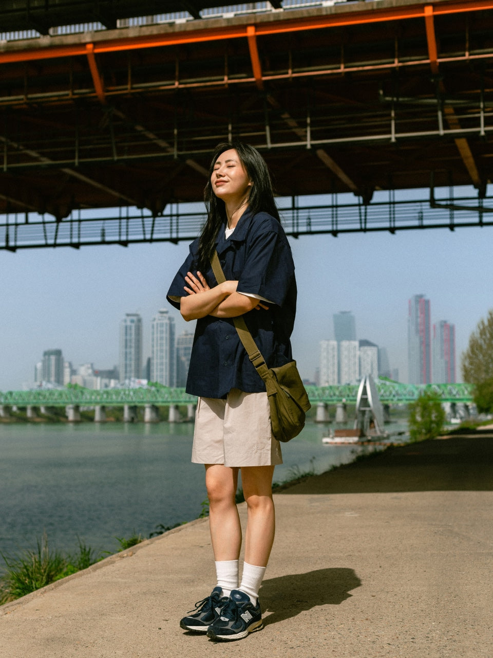 City Summer Light Banding Shorts (Charcoal)