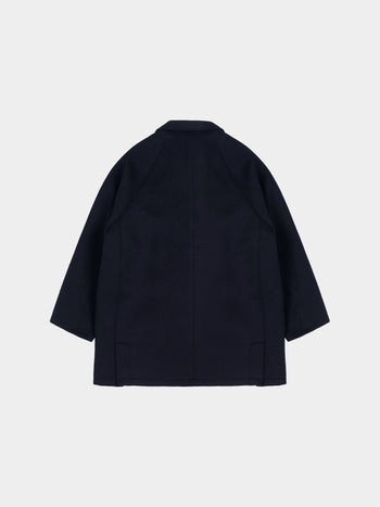 City Wool Half Coat (Navy)