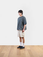 Pocket Volume String Half Tee (Charcoal)