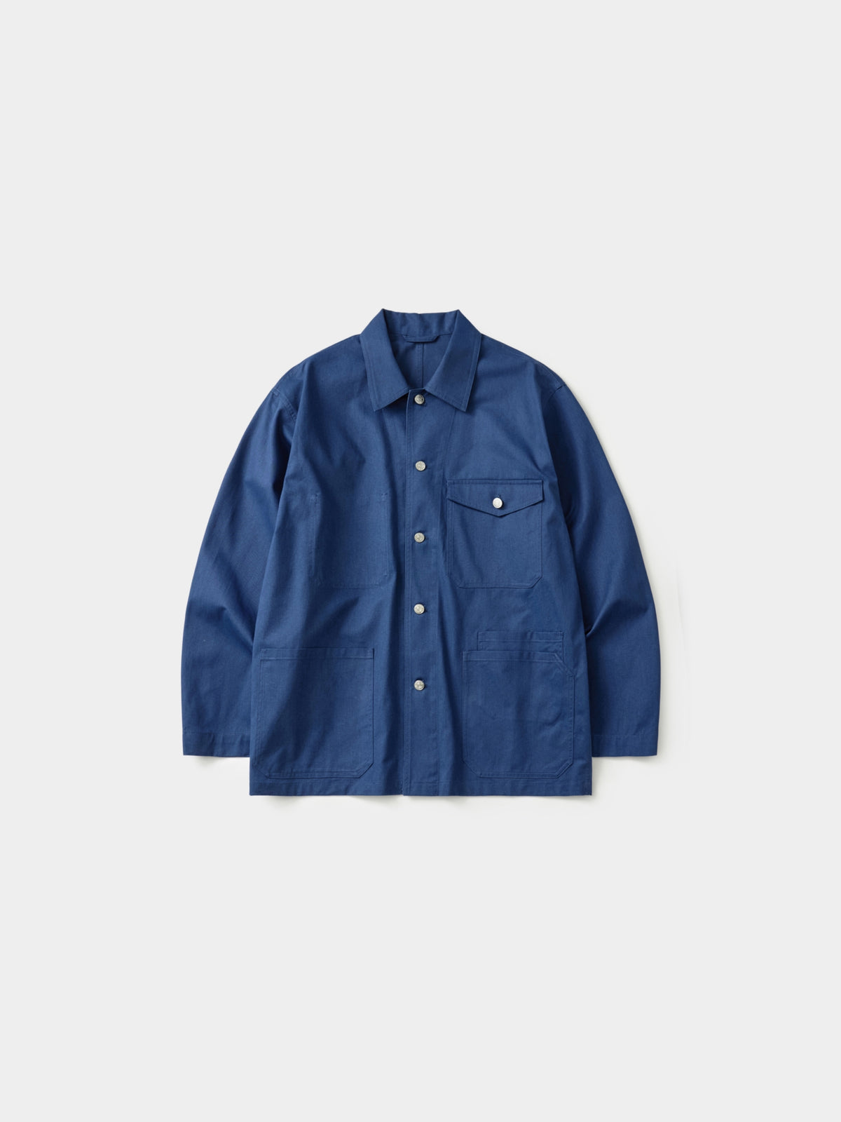 Twill Cotton Chore Jacket (Blue)