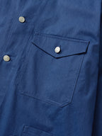 Twill Cotton Chore Jacket (Blue)