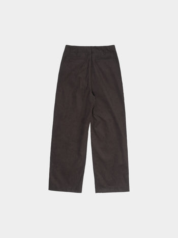 Corduroy Officer Chino Pants (Brown)