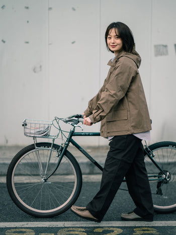 City Commuter Check Wind Jacket (Check Black)