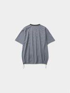 Relaxed Half Stripe String Tee (Stripe Charcoal)