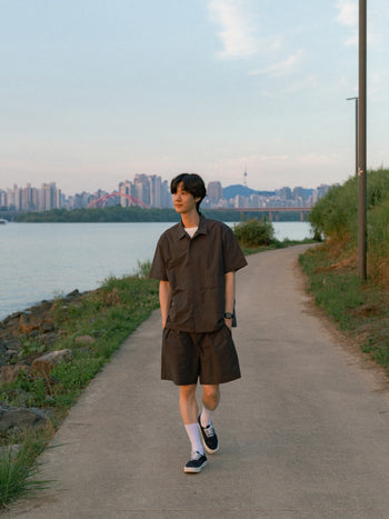 City Summer Light Banding Shorts (Charcoal)