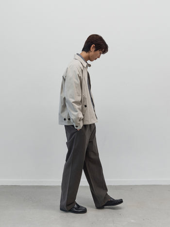 Glen Cotton Drizzler Jacket (Beige)