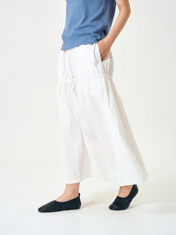 Light String Tiered Skirt (White)