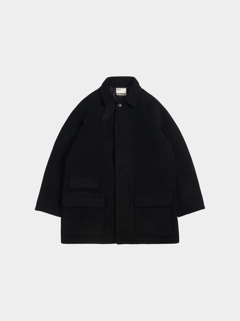 City Wool Half Coat (Black)