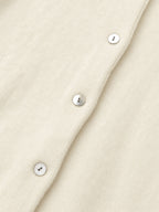 Soft Wool Round Cardigan (Cream)