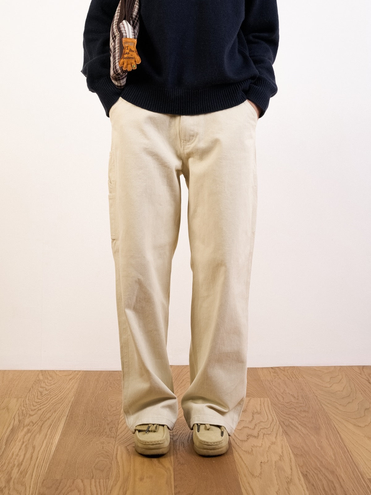 Heavy Cotton Carpenter Pants (Denim Blue)