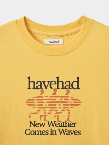 Chasing Waves Tee (Yellow)