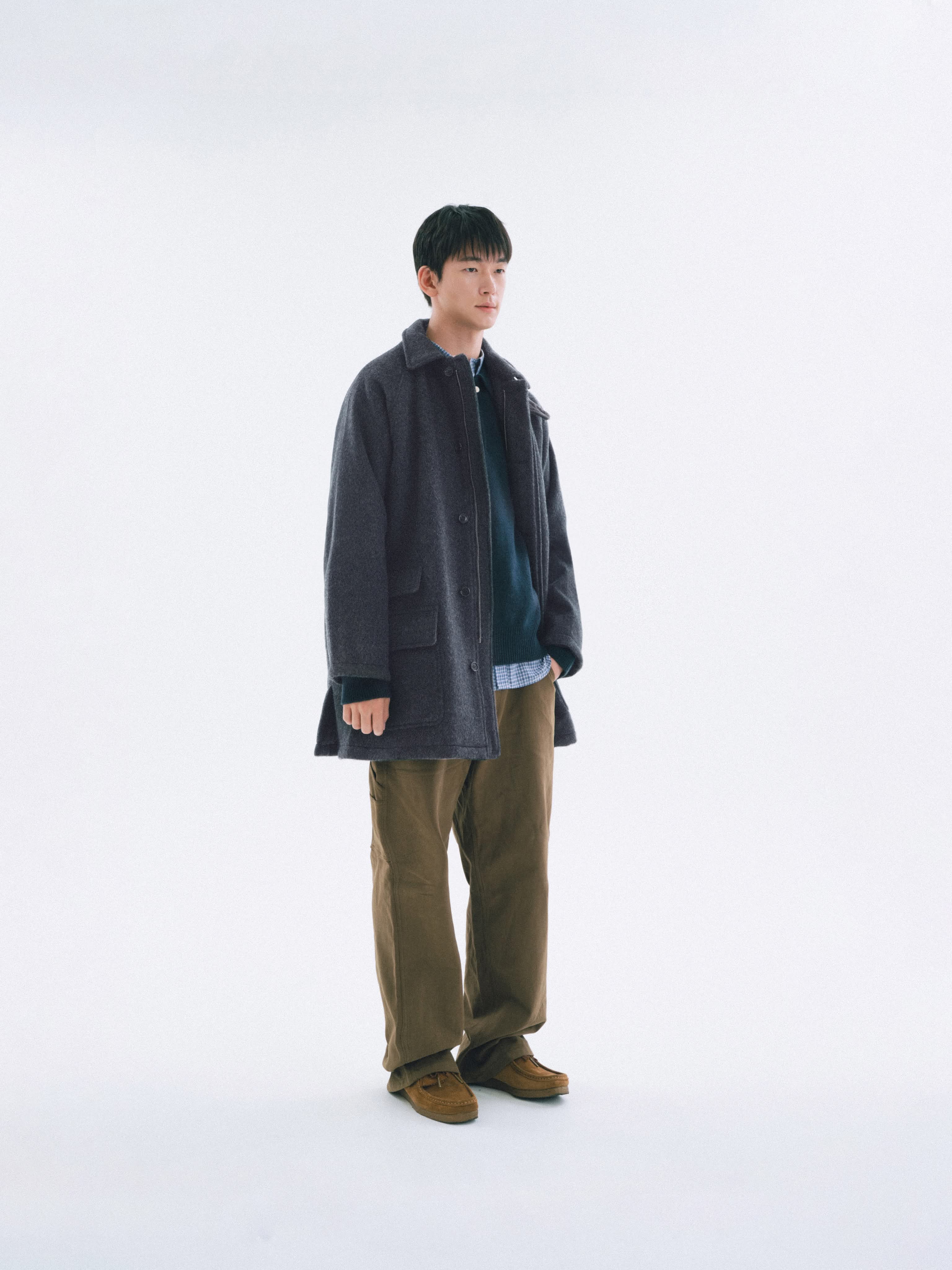 City Wool Half Coat (Black) | Havehad