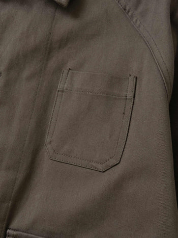 City Worker French Jacket (Ash Brown)