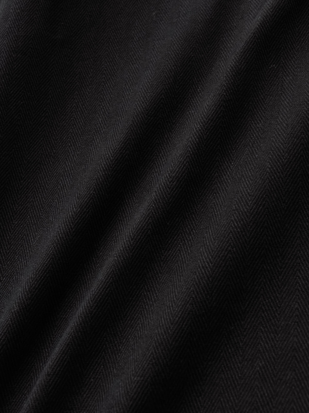 Herringbone Twill Fatigue Skirt (Black)