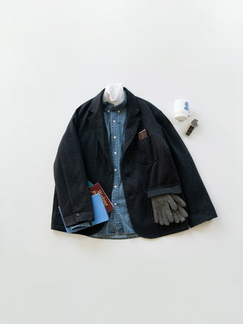 (Set) City Wool Set-up (Charcoal)