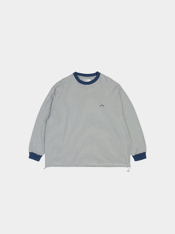 Double Stripe String Tee (Blue Green)