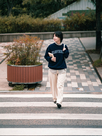 Classic Slab Logo Sweatshirts (Melange Gray)