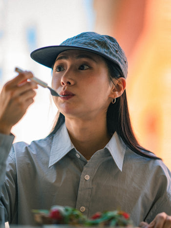 Classic Check Longbill Cap (Brown)