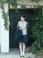 Utility Pin-tuck Cargo Shorts (Navy)