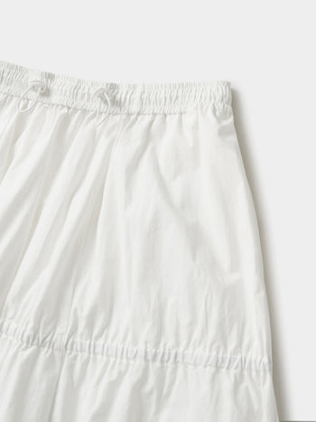 Light String Tiered Skirt (White)