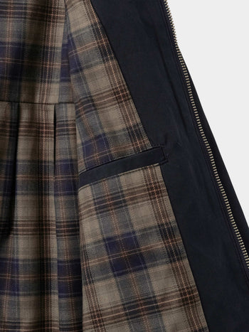 Glen Cotton Drizzler Jacket (Navy)