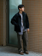 City Worker Pin-tuck Trouser (Blue Gray)