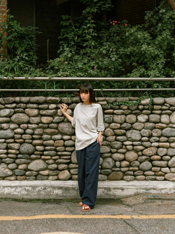 Light String Easy Pants (Navy)