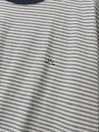 Relaxed Half Stripe String Tee (Stripe White)