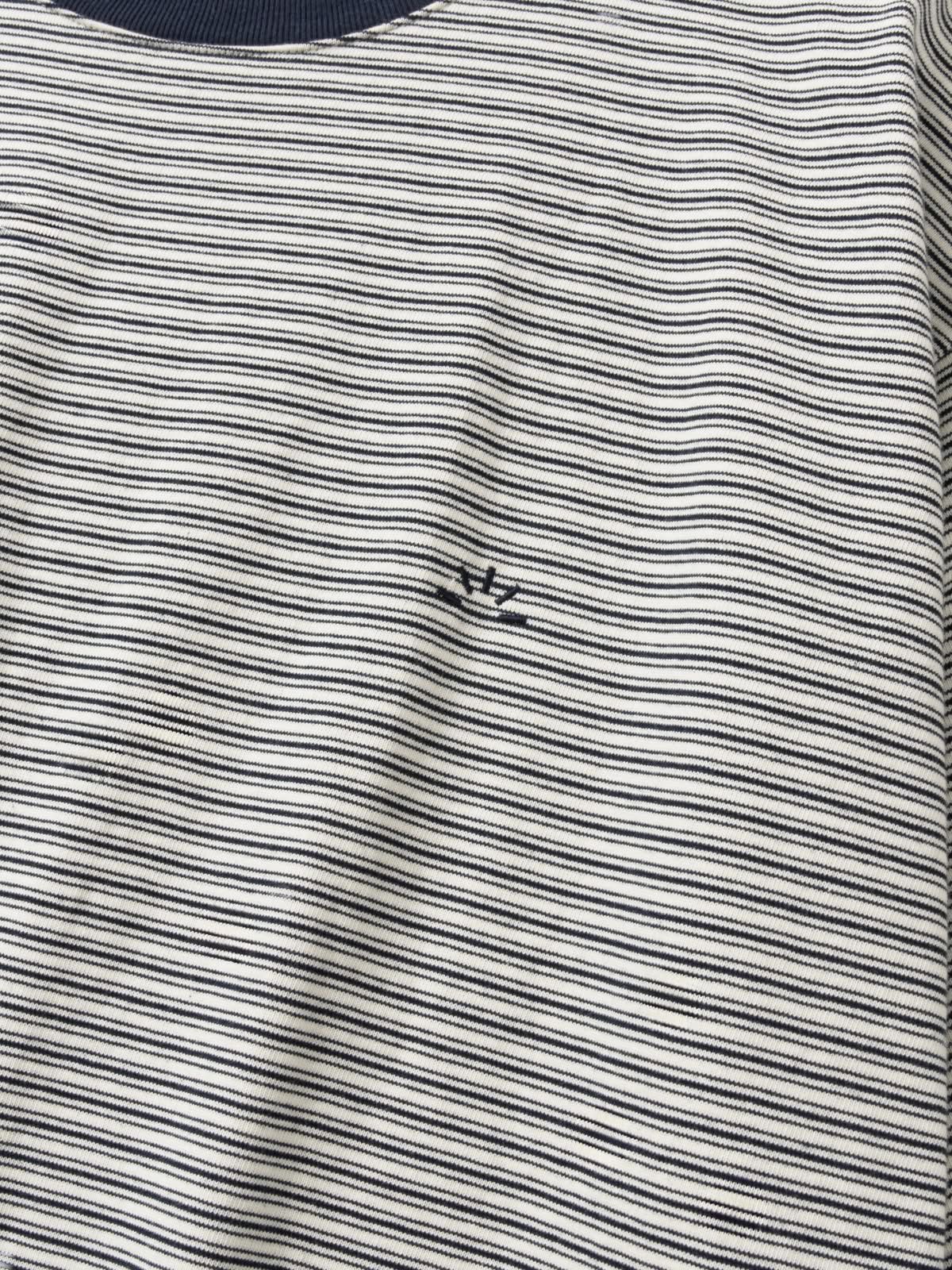 Relaxed Half Stripe String Tee (Stripe White)