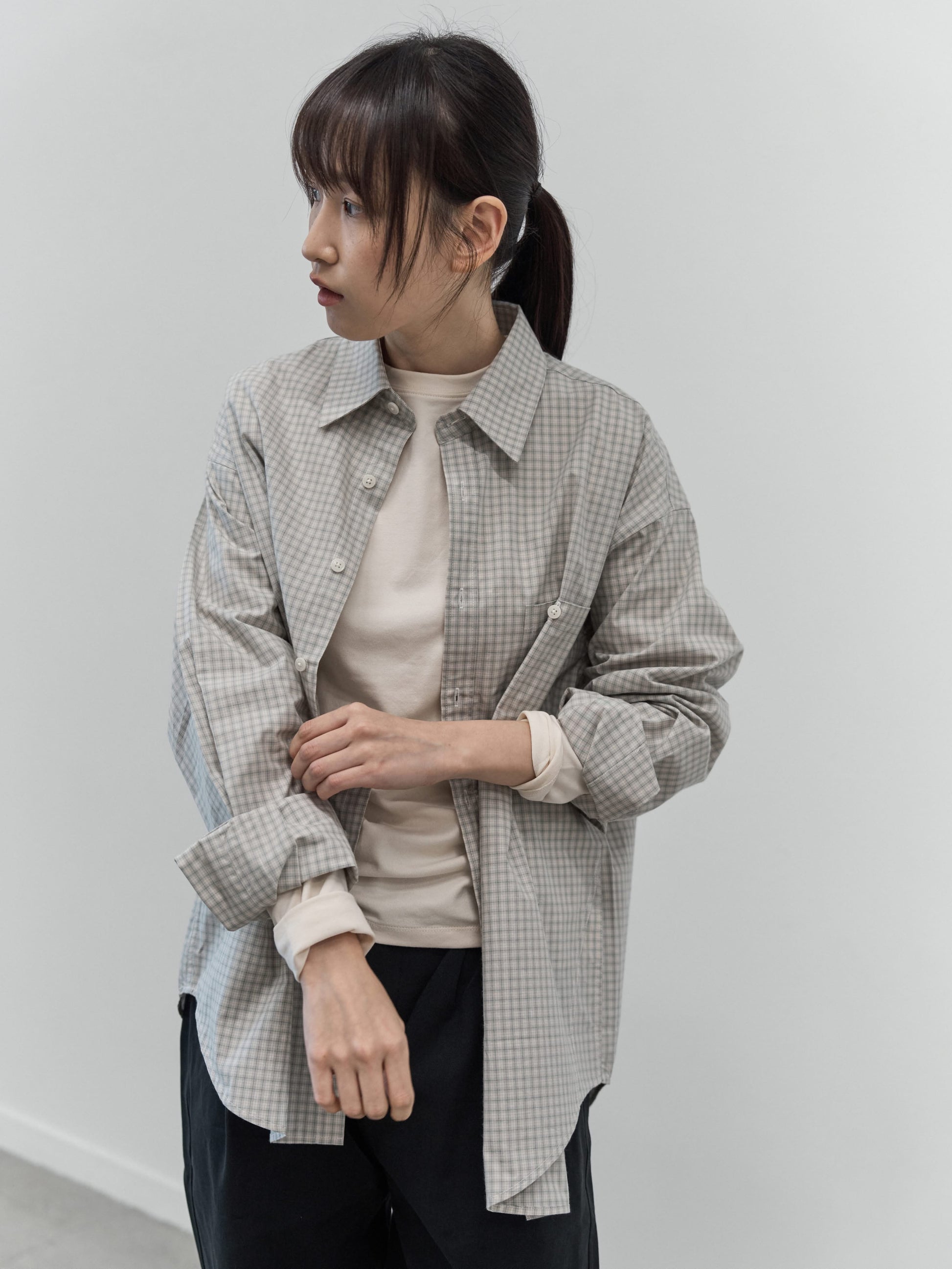 Everyday Classic Check Shirts (Beige)