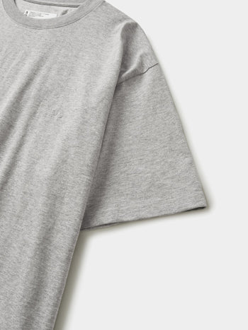 Relaxed Half String Tee (Melange Gray)