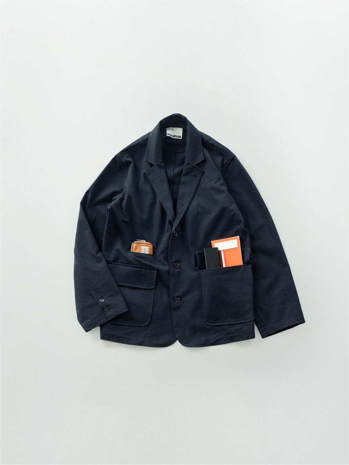 25ss City Worker Club Jacket - Soft Navy | A1 (M)