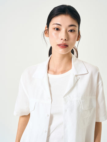Double Pocket Slub Shirts (Brown)
