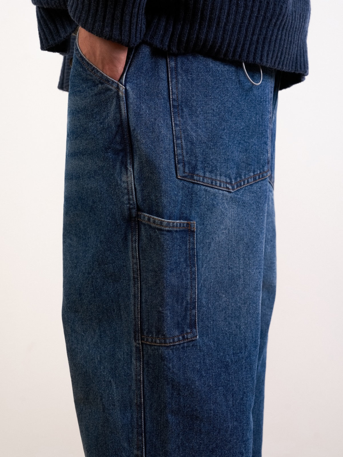 Heavy Cotton Carpenter Pants (Khaki)